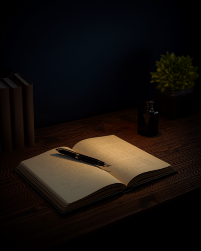 Academic Workspace Illustration